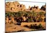 Oasis Bardai, Tchad-Gilles Santantonio-Mounted Art Print