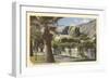 Oasis Hotel, Palm Springs, California-null-Framed Art Print