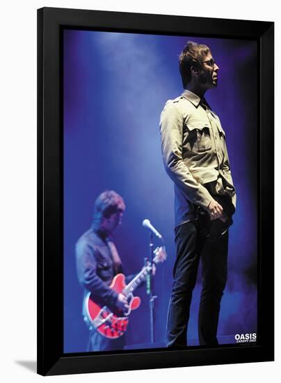 Oasis- Live In Cardiff 2005-null-Framed Poster