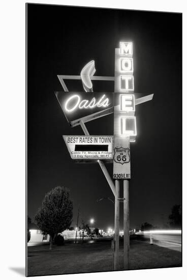 Oasis Motel-Hakan Strand-Mounted Giclee Print