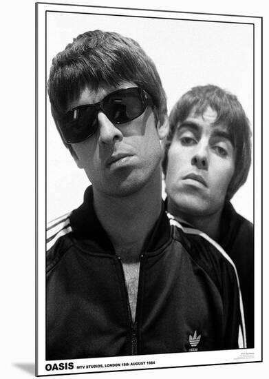 Oasis MTV Studios 1994 Music Poster Print-null-Mounted Poster