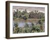 Oasis of Sesibi, Founded in the Xviiith Dynasty, 3rd Cataract of the River Nile, Nubia, Sudan-De Mann Jean-Pierre-Framed Photographic Print