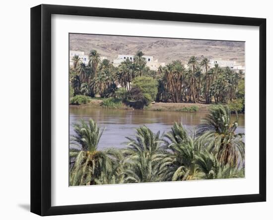 Oasis of Sesibi, Founded in the Xviiith Dynasty, 3rd Cataract of the River Nile, Nubia, Sudan-De Mann Jean-Pierre-Framed Photographic Print