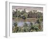 Oasis of Sesibi, Founded in the Xviiith Dynasty, 3rd Cataract of the River Nile, Nubia, Sudan-De Mann Jean-Pierre-Framed Photographic Print