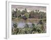 Oasis of Sesibi, Founded in the Xviiith Dynasty, 3rd Cataract of the River Nile, Nubia, Sudan-De Mann Jean-Pierre-Framed Photographic Print