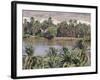 Oasis of Sesibi, Founded in the Xviiith Dynasty, 3rd Cataract of the River Nile, Nubia, Sudan-De Mann Jean-Pierre-Framed Photographic Print
