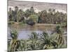 Oasis of Sesibi, Founded in the Xviiith Dynasty, 3rd Cataract of the River Nile, Nubia, Sudan-De Mann Jean-Pierre-Mounted Photographic Print