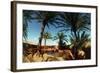 Oasis on the Road South of Adrar, Algeria-Sinclair Stammers-Framed Premium Photographic Print