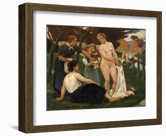 Oasis Par Laermans, Eugene (1864-1940), before 1912 - Oil on Canvas, 118,5X149 - Royal Museum of Fi-Eugene Laermans-Framed Giclee Print