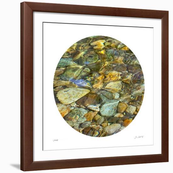 Oasis Pool Circle-Joy Doherty-Framed Giclee Print