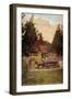 Oast Houses 1908-null-Framed Art Print