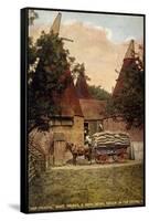 Oast Houses 1908-null-Framed Stretched Canvas