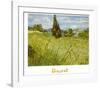 Oat Field with Cypress-Vincent van Gogh-Framed Art Print