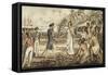 Oatehite', from the Voyages of Captain Cook-Isaac Robert Cruikshank-Framed Stretched Canvas