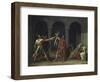 Oath of the Horat-Jacques-Louis David-Framed Giclee Print