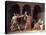 Oath of the Horatii-Jacques-Louis David-Stretched Canvas