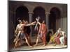 Oath of the Horatii-Jacques-Louis David-Mounted Giclee Print