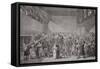 Oath Taken at the Jeu De Paume, 20 June 1789, French Revolution-Jacques-Louis David-Framed Stretched Canvas