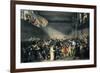 Oath Taken at the Jeu De Paume, 20 June 1789-Jacques-Louis David-Framed Premium Giclee Print