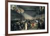 Oath Taken at the Jeu De Paume, 20 June 1789-Jacques-Louis David-Framed Premium Giclee Print