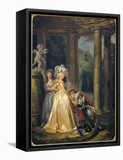 Oath to Love, 1786-Louis Rolland Trinquesse-Framed Stretched Canvas