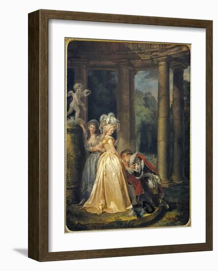 Oath to Love, 1786-Louis Rolland Trinquesse-Framed Giclee Print