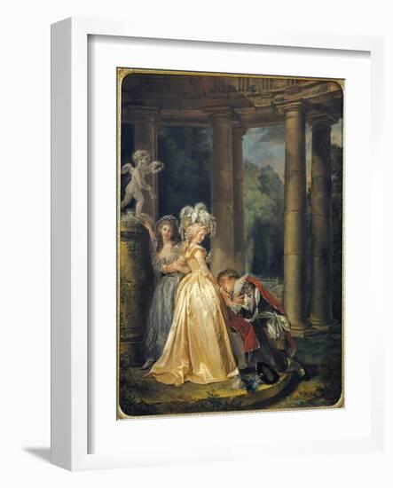 Oath to Love, 1786-Louis Rolland Trinquesse-Framed Giclee Print