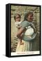 Oaxaca Woman Carrying Baby in Rebozo, Mexico-null-Framed Stretched Canvas