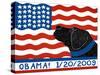 Obama-1-20-09-Stephen Huneck-Stretched Canvas