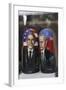 Obama and Putin Nesting Dolls in a Window in a Shop, Tallinn, Estonia-Dennis Brack-Framed Photographic Print