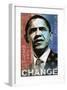 Obama: Change-Keith Mallett-Framed Giclee Print