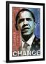 Obama: Change-Keith Mallett-Framed Giclee Print