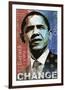 Obama: Change-Keith Mallett-Framed Giclee Print