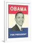 Obama for President Poster-null-Framed Art Print