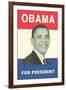 Obama for President Poster-null-Framed Art Print