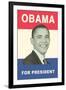 Obama for President Poster-null-Framed Art Print