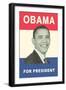 Obama for President Poster-null-Framed Art Print