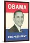 Obama for President Poster-null-Framed Art Print