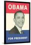 Obama for President Poster-null-Framed Art Print