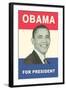 Obama for President Poster-null-Framed Art Print
