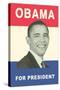 Obama for President Poster-null-Stretched Canvas