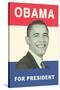 Obama for President Poster-null-Stretched Canvas