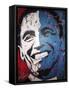 Obama Painting 001-Rock Demarco-Framed Stretched Canvas