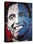 Obama Painting 001-Rock Demarco-Stretched Canvas