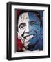 Obama Painting 001-Rock Demarco-Framed Premium Giclee Print