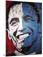 Obama Painting 001-Rock Demarco-Mounted Giclee Print