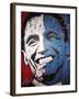 Obama Painting 001-Rock Demarco-Framed Giclee Print