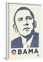 Obama Yes We Can Speech Text Poster-null-Framed Poster