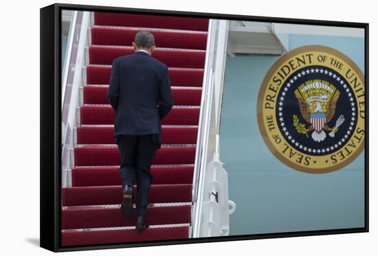 Obama-Manuel Balce Ceneta-Framed Stretched Canvas