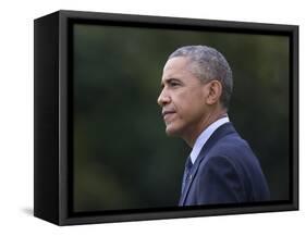 Obama-Carolyn Kaster-Framed Stretched Canvas